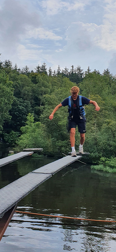 EUD Livet Paa Skolen Gf1 Fort Oesterlund Balance Over Vand