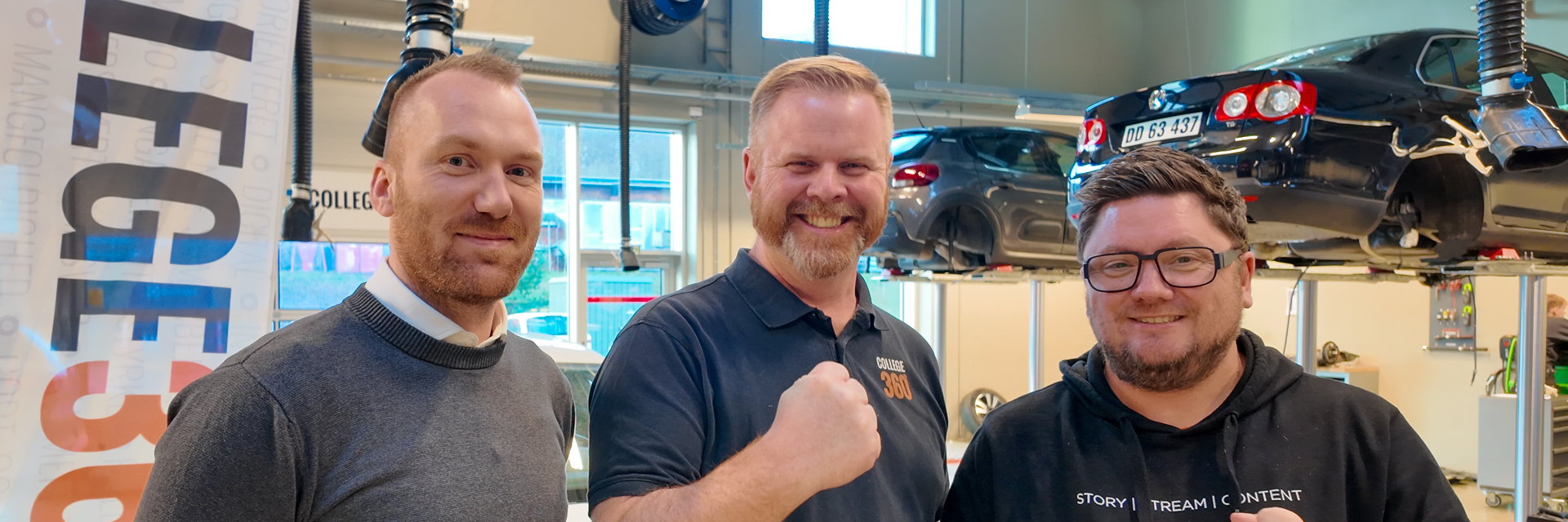 Billede af værter fra Autobranchenspodcast 