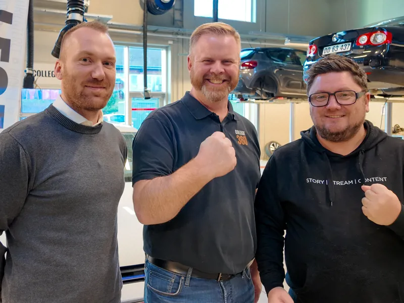 Billede af værter fra Autobranchenspodcast