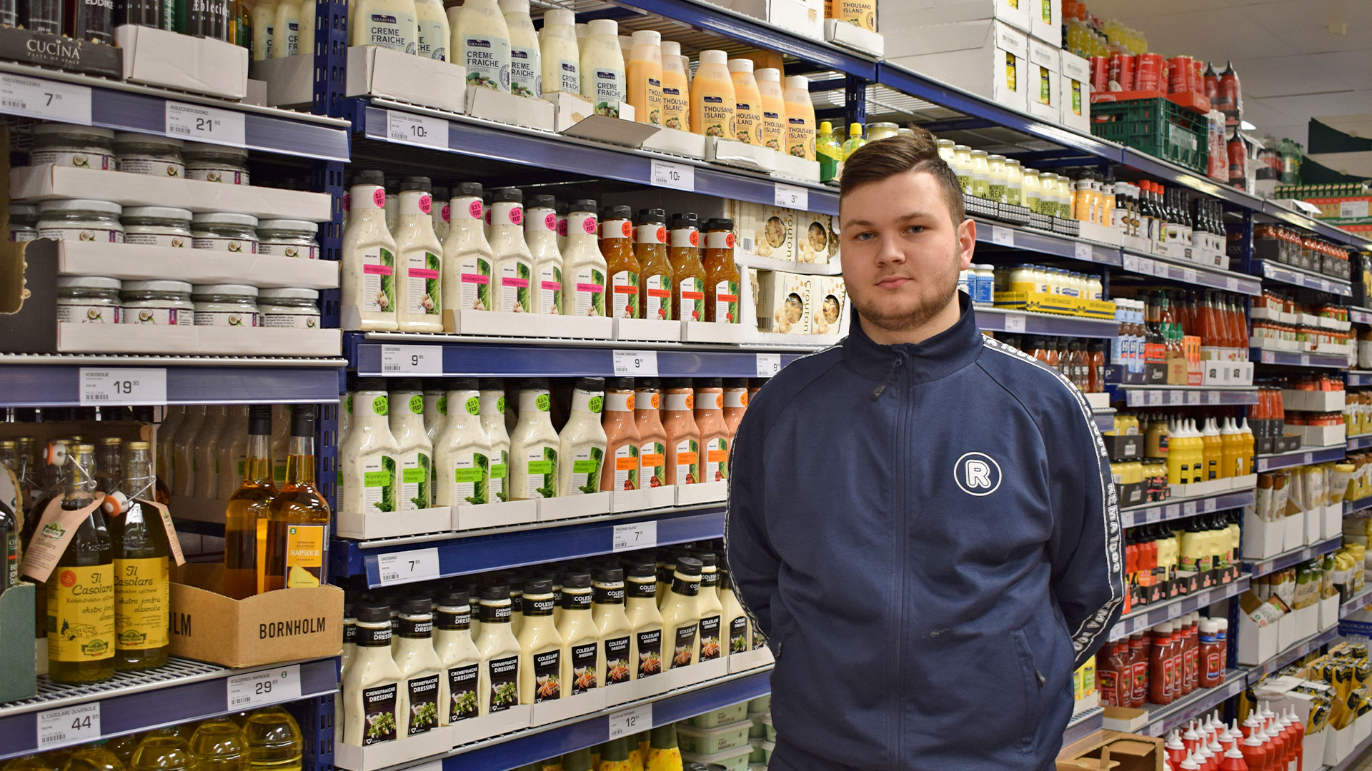 EUD detailelev i Rema 1000 butik