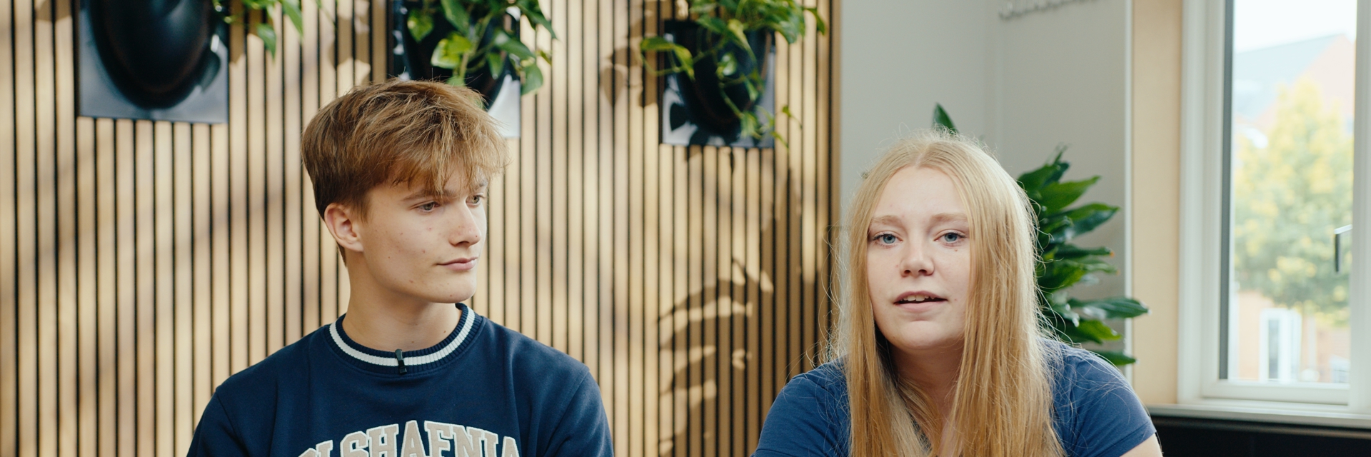 HTX eleverne Mathilde og Frederik fortæller om studieretningen Innovation og iværksætteri på Teknisk Gymnasium Silkeborg