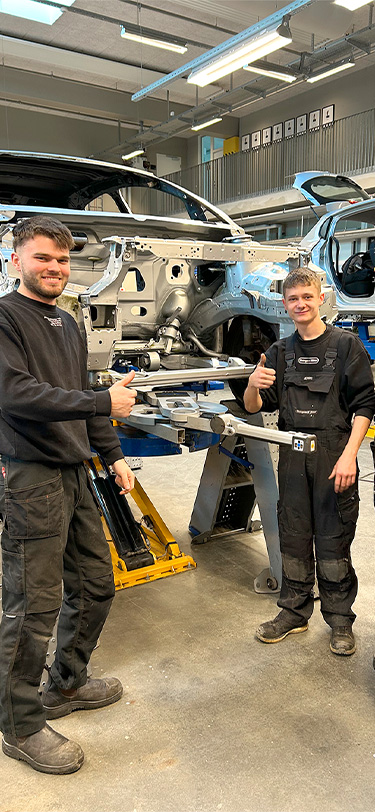 Eud Personvognsmekaniker Thumbs Up