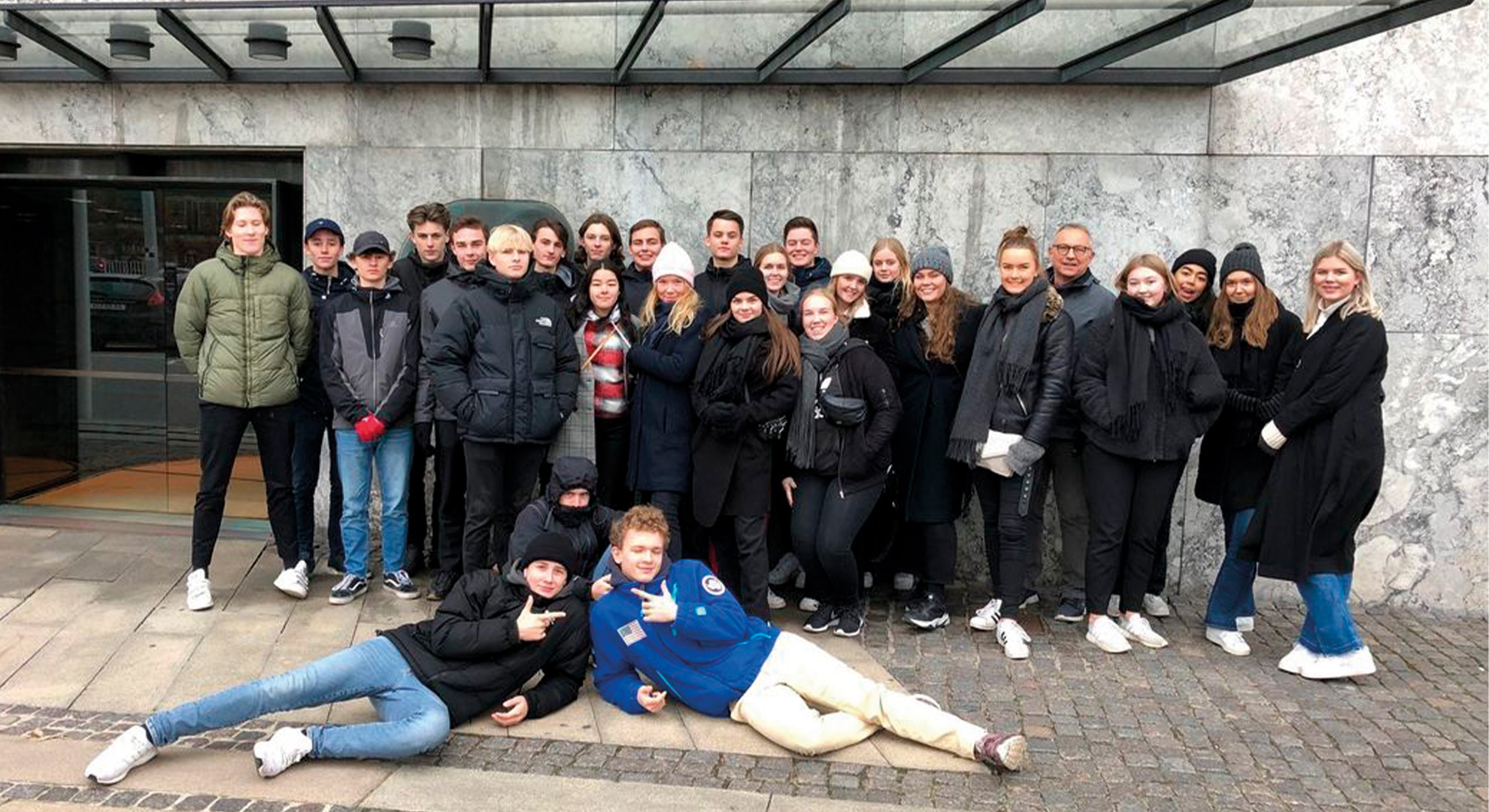 HHX eleverne besøger Nationalbanken