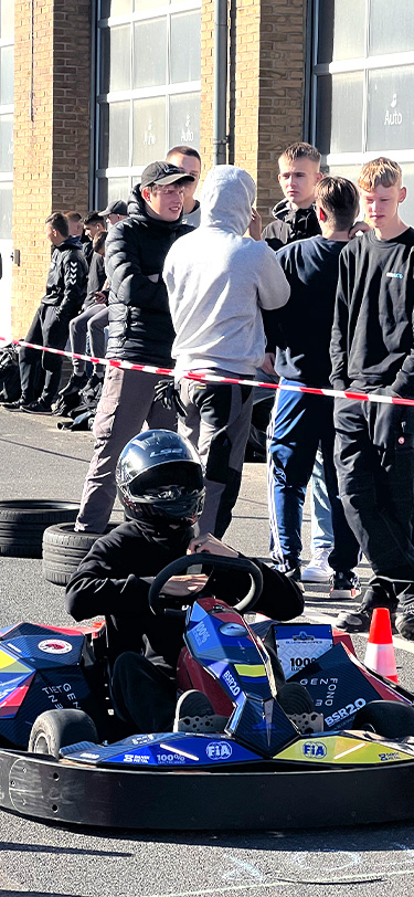 EUD Livet Paa Skolen Karting slalom